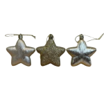 Gouden hangende sterren assorti - Kerstdecoratie - zerostock - opkoper
